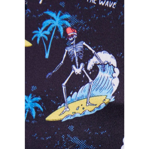 Luchiano Visconti SS23 Surfing Skeletons Shirt (medium) - Picture 2 of 5
